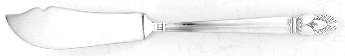 Princess Ingrid (Sterling) Flat Handle Master Butter Knife by Frank Whiting-1