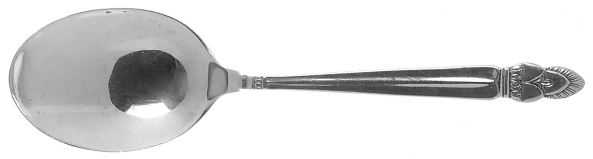 Princess Ingrid (Sterling) Straight Handle Baby Spoon by Frank Whiting-1