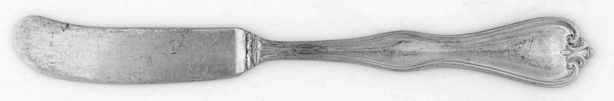 Puritan (Sterling, 1905) Large Flat Handle Butter Spreader by Frank Whiting-1