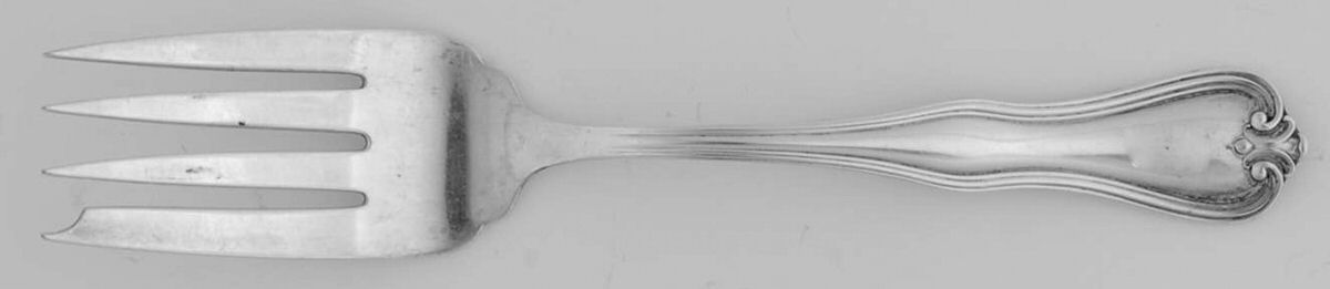 Puritan (Sterling, 1905) Fork-Cold Meat/Servg-Sm/Solid by Frank Whiting-1