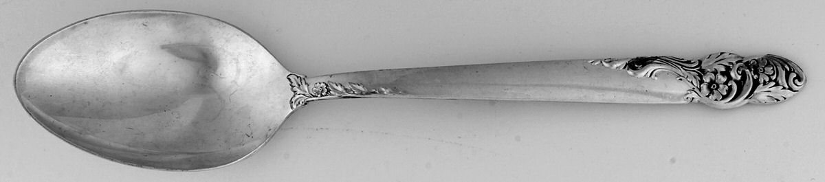 Rose of Sharon (Sterling, 1954) Tablespoon (Serving Spoon) by Frank Whiting-1