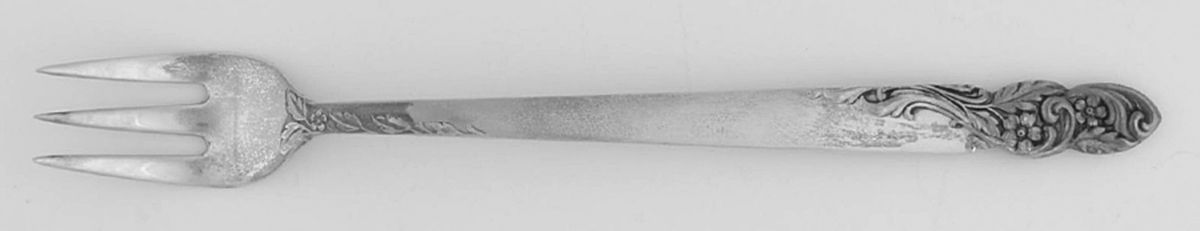Rose of Sharon (Sterling, 1954) Cocktail/Seafood Fork by Frank Whiting-1