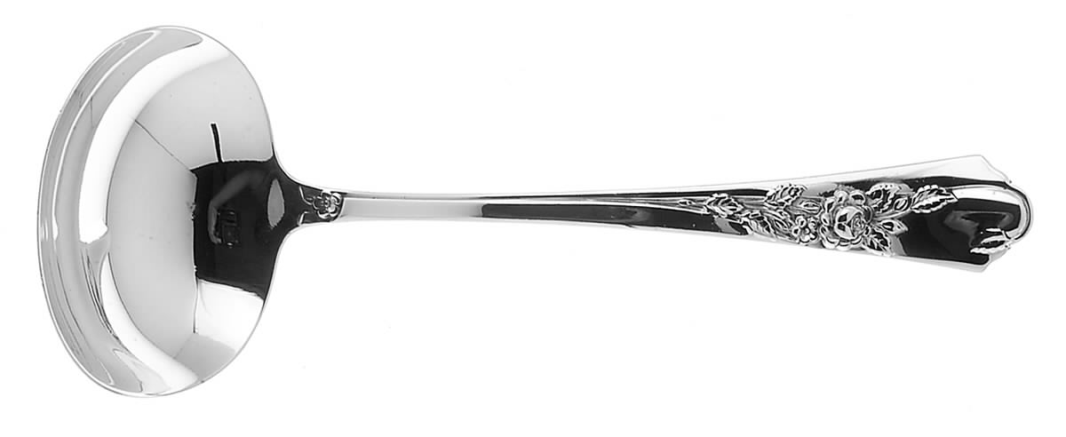 Silver Song (Sterling, 1954) Solid Gravy Ladle by Frank Whiting-1