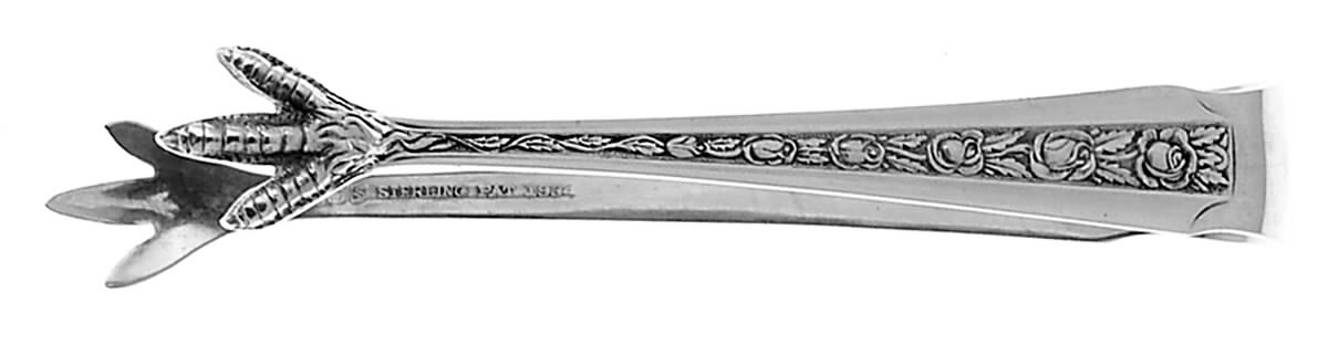 Talisman Rose (Sterling, 1948) Sugar Tongs by Frank Whiting-1