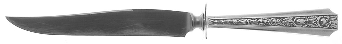 Talisman Rose (Sterling, 1948) Small Steak Carving Knife with Stainless Blade by Frank Whiting-1