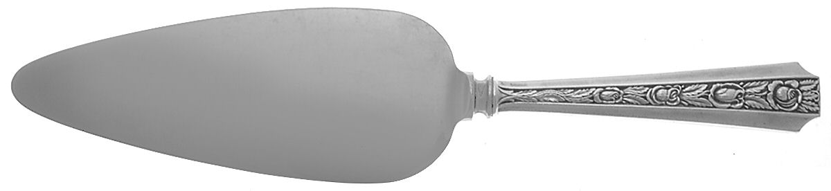 Talisman Rose (Sterling, 1948) Pie Server with Stainless Blade by Frank Whiting-1