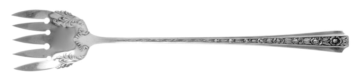Talisman Rose (Sterling, 1948) Large Solid Tined Sardine Serving Fork by Frank Whiting-1