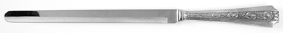 Talisman Rose (Sterling, 1948) Ham Slicer Knife with Stainless Blade by Frank Whiting-1