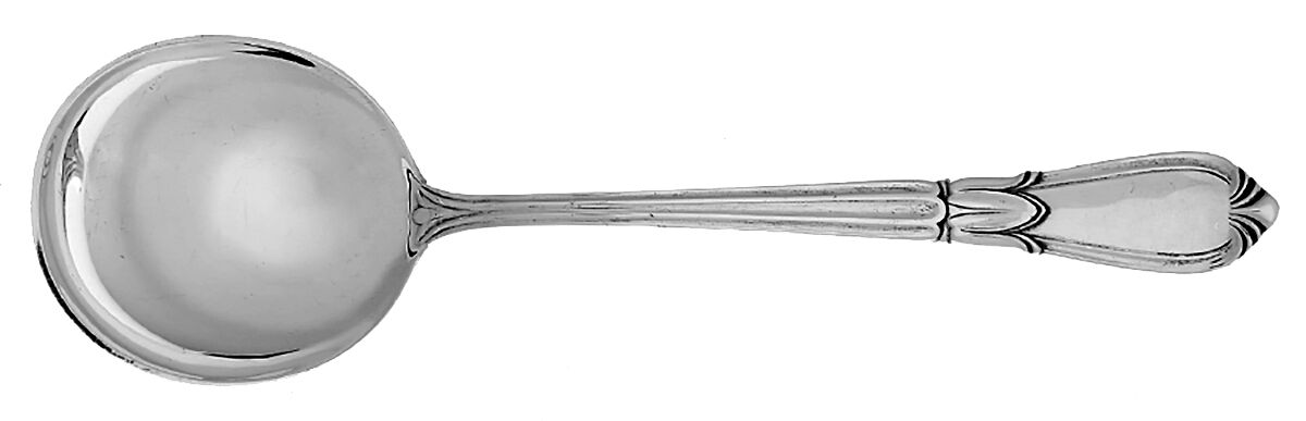 Troubadour (Sterling, 1950-1932) Round Bowl Soup Spoon (Gumbo) by Frank Whiting-1