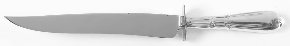 Troubadour (Sterling, 1950-1932) Large Stainless Blade Roast Carving Knife by Frank Whiting-1