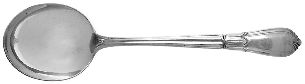 Troubadour (Sterling, 1950-1932) Round Bowl Soup Spoon (Cream Soup) by Frank Whiting-1