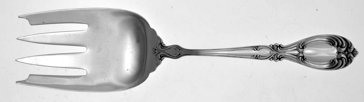 Victoria-Florence (Sterling, 1905) Solid Salad Serving Fork by Frank Whiting-1