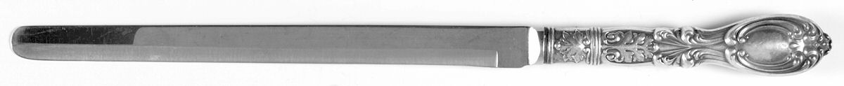 Victoria-Florence (Sterling, 1905) Ham Slicer Knife with Stainless Blade by Frank Whiting-1