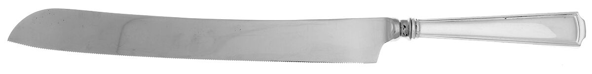 American Chippendale(Sterling, 1905) Wedding Cake Knife with Stainless Blade HC by Frank Smith-1