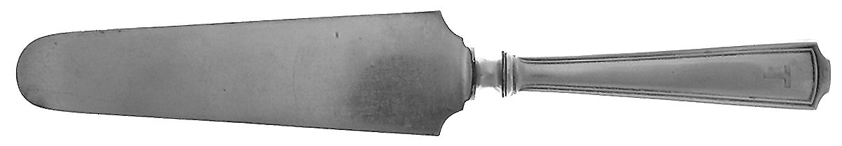American Chippendale(Sterling, 1905) Pie Server with Silverplate Blade by Frank Smith-1