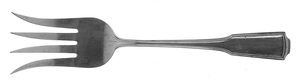 American Chippendale(Sterling, 1905) Small Chipped Beef Fork by Frank Smith-1