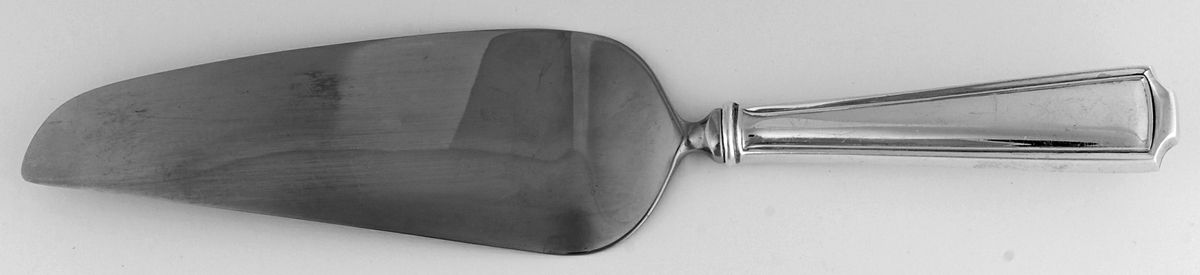 American Chippendale(Sterling, 1905) Pie & Cake Server with Stainless Blade by Frank Smith-1