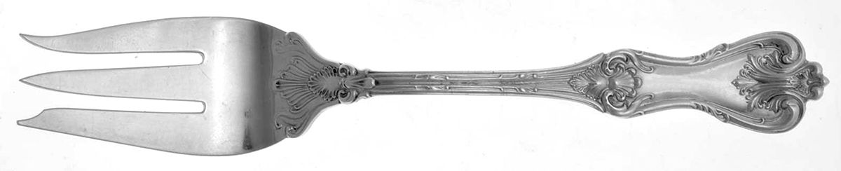 Federal Cotillion (Sterling, 1901, No Monograms) Individual Solid Fish Fork by Frank Smith-1