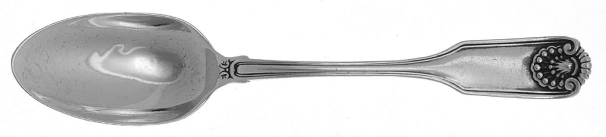 Fiddle Shell-Alden (Sterling, 1914, No Monos) Five O'Clock Teaspoon by Frank Smith-1
