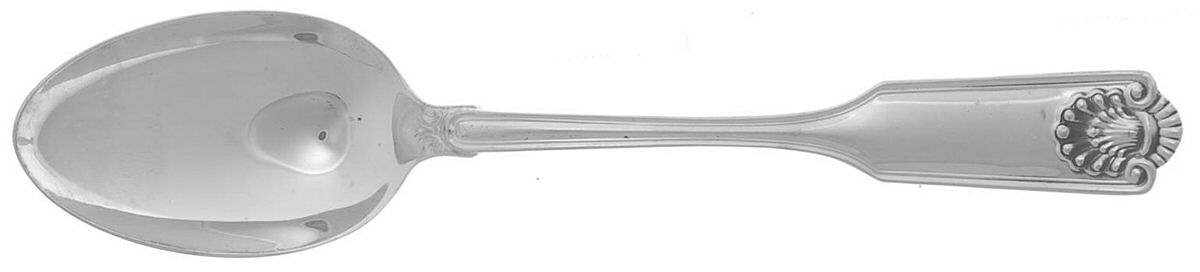 Fiddle Shell-Alden (Sterling, 1914, No Monos) Dessert/Oval Soup Spoon by Frank Smith-1
