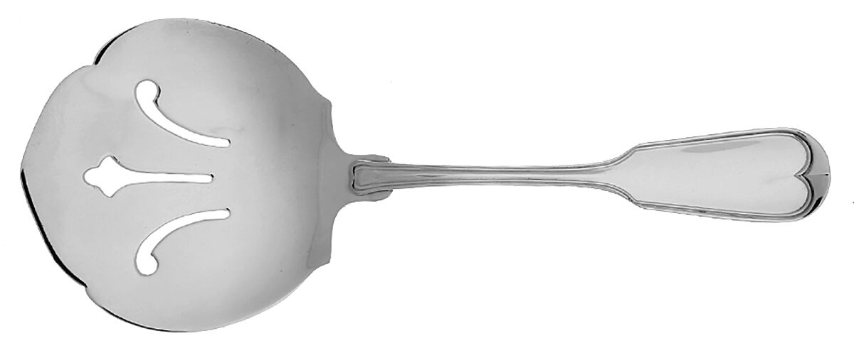 Fiddle Thread (Sterling, 1902, No Monos) Small Cucumber/Tomato Server by Frank Smith-1