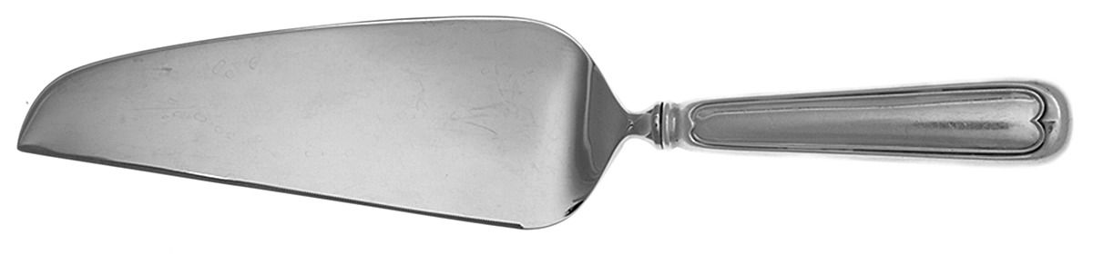 Fiddle Thread (Sterling, 1902, No Monos) Pie & Cake Server with Stainless Blade by Frank Smith-1