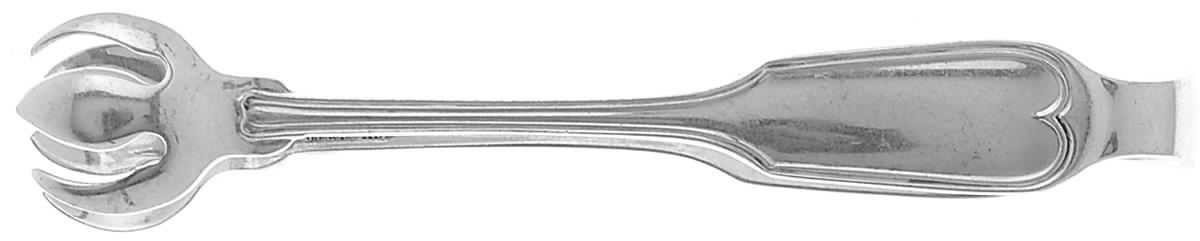 Fiddle Thread (Sterling, 1902, No Monos) Small Sugar Tongs by Frank Smith-1