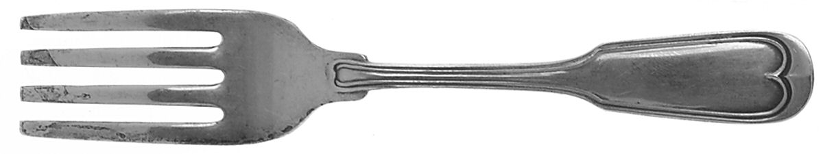 Fiddle Thread (Sterling, 1902, No Monos) Baby Fork by Frank Smith-1