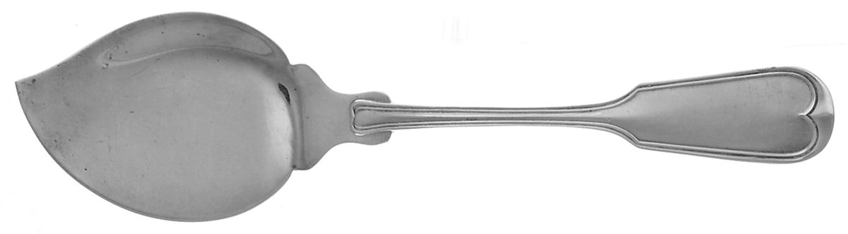Fiddle Thread (Sterling, 1902, No Monos) Large Solid Jelly Server by Frank Smith-1