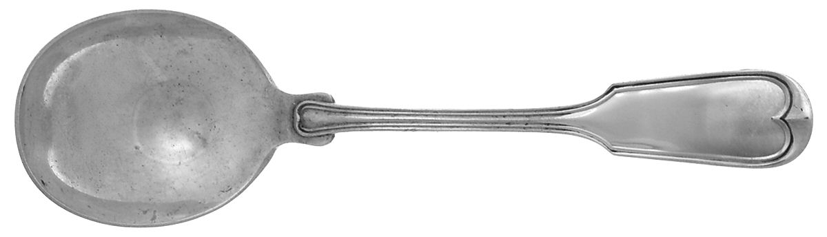 Fiddle Thread (Sterling, 1902, No Monos) Round Bowl Soup Spoon (Gumbo) by Frank Smith-1