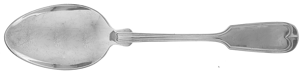 Fiddle Thread (Sterling, 1902, No Monos) Tablespoon (Serving Spoon) by Frank Smith-1
