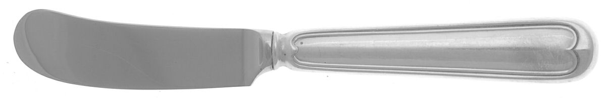 Fiddle Thread (Sterling, 1902, No Monos) Butter Spreader Hollow Hdl-Paddle/Stainless Blade by Frank Smith-1