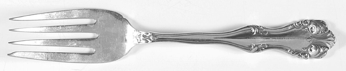 George VI (Sterling, 1912) Individual Salad Fork by Frank Smith-1