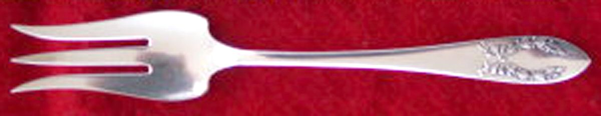 Laurel (Sterling, 1927) Pastry Fork by Frank Smith-1