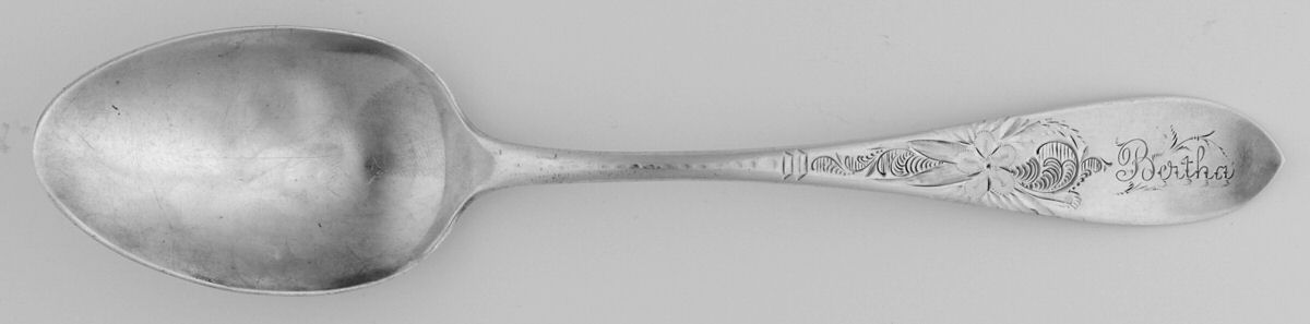Martha Washington Star (Sterling) Monogram Tablespoon (Serving Spoon) by Frank Smith-1