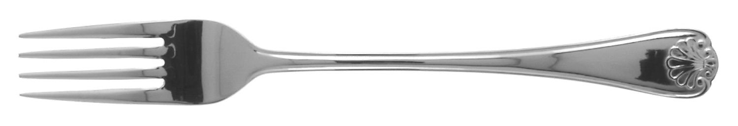 Newport Shell (Stainless) Fork by F B Rogers-1