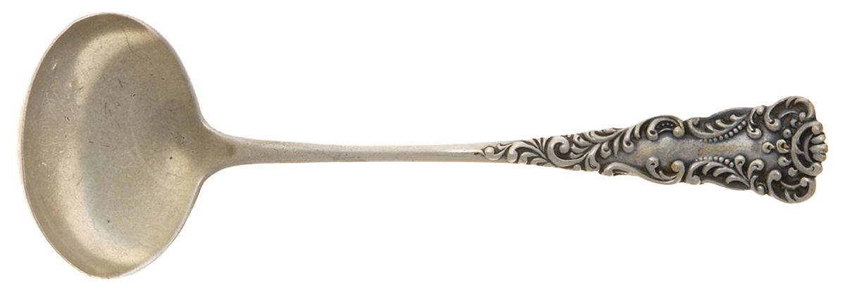 FES12 (Sterling) Solid Piece Cream Ladle by Fessenden-1