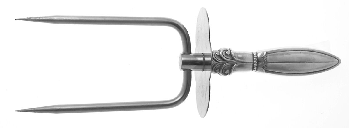 FWS6 (Sterling) Large Joint/Roast Holder Fork by Frank Whiting-1