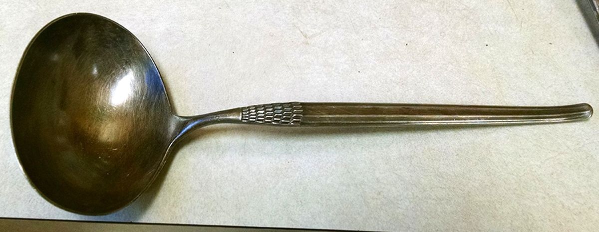 Cheri (Silverplate) Solid Soup Ladle by Frigast-1