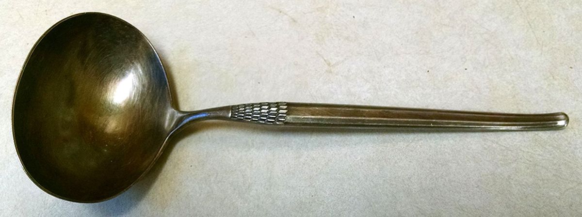 Cheri (Silverplate) Solid Gravy Ladle by Frigast-1