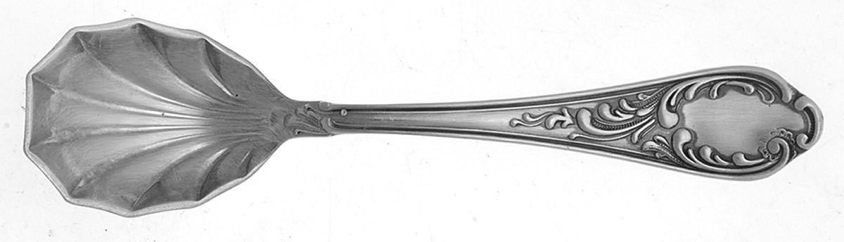 FRV1 (Silverplate) Sugar Shell Spoon by Fritz Voos-1