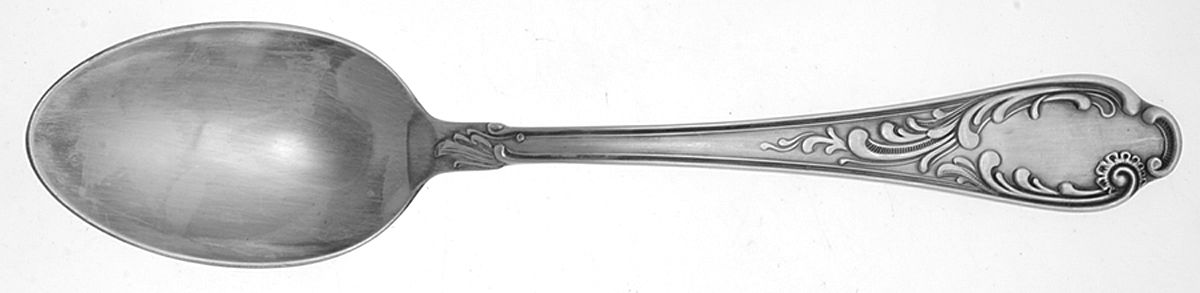 FRV1 (Silverplate) Solid Serving Spoon by Fritz Voos-1