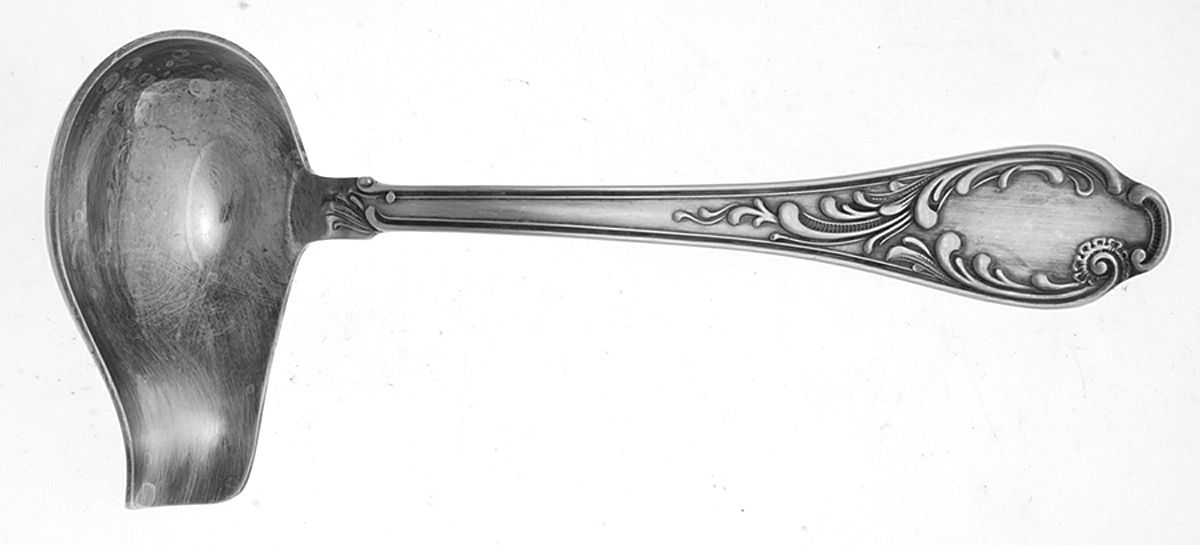 FRV1 (Silverplate) Solid Gravy Ladle by Fritz Voos-1