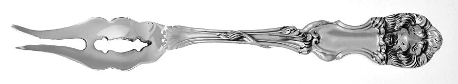 Lion (Sterling, New) Butter Pick with Two Tines and Pierced Bowl HC by Frank Smith-1
