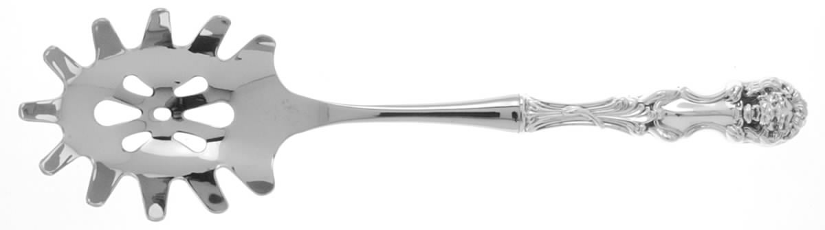 Lion (Sterling, New) Pasta Server with Stainless Bowl by Frank Smith-1