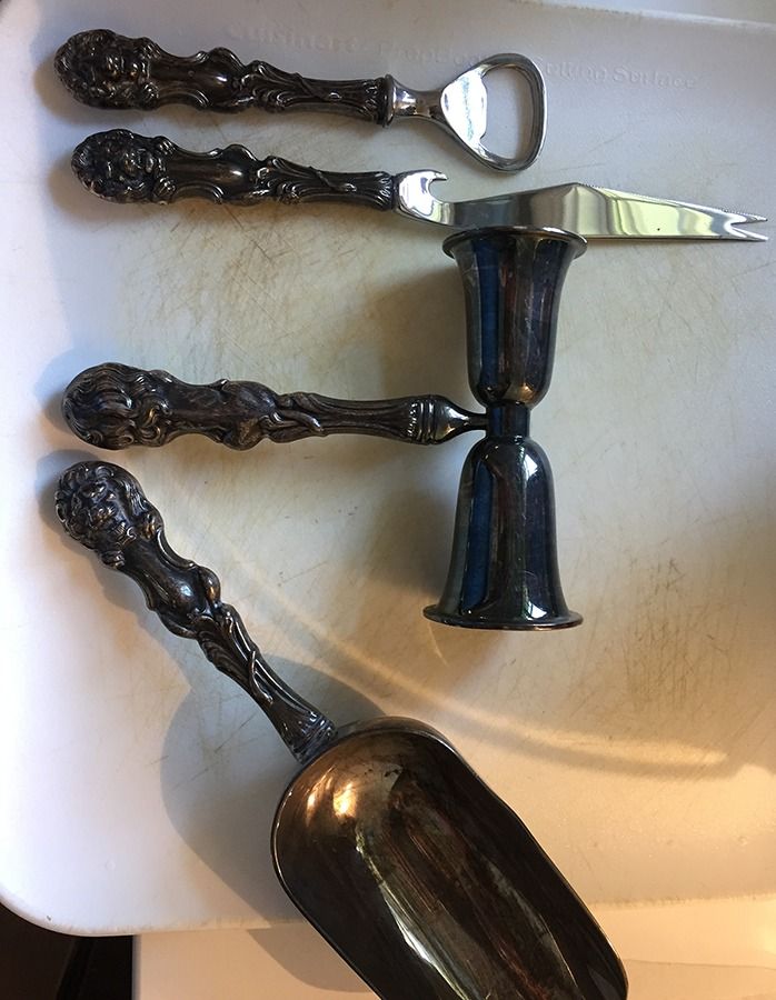 Lion (Sterling, New) Bottle Opener with Stainless Bowl by Frank Smith-1