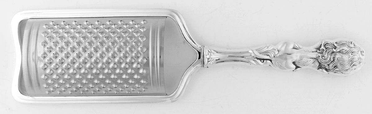 Lion (Sterling, New) Cheese Grater with Hollow Handle, Stainless Grater by Frank Smith-1