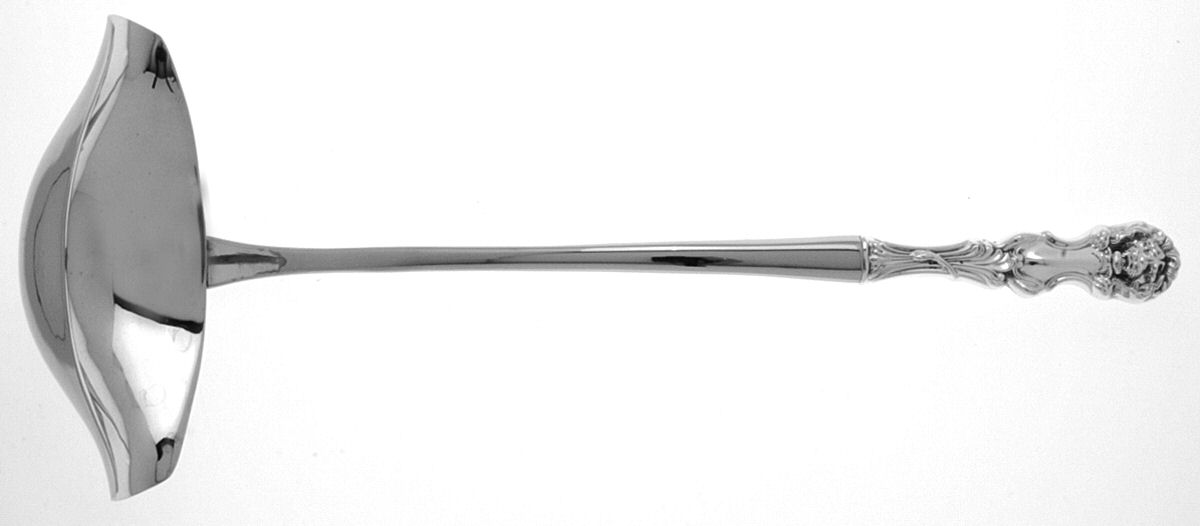 Lion (Sterling, New) Punch Ladle with Stainless Bowl by Frank Smith-1