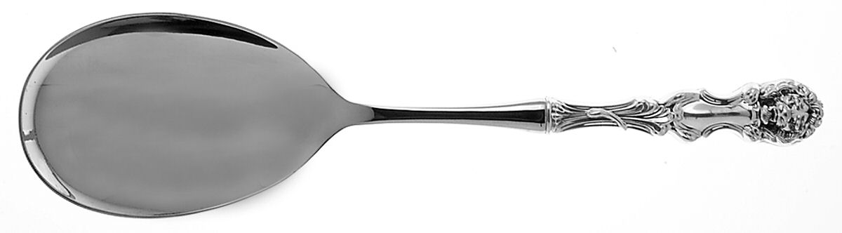 Lion (Sterling, New) Salad Servng Spoon with Stainless Bowl by Frank Smith-1