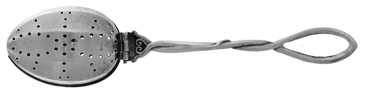 FWS7 (Sterling) Tea Strainer with Handle-Hinged Bowl by Frank Whiting-1